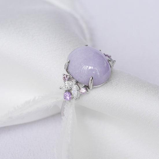 Lavender Jade Magnifique Ring - 1568LRW