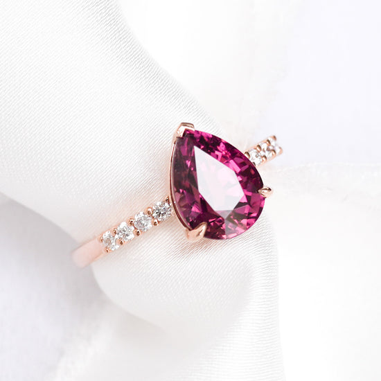 Dewdrop Tourmaline Stardust Ring - 1585TRR