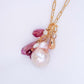 3 Way Asymmetrical Baroque Pearl Necklace - BPN15Y