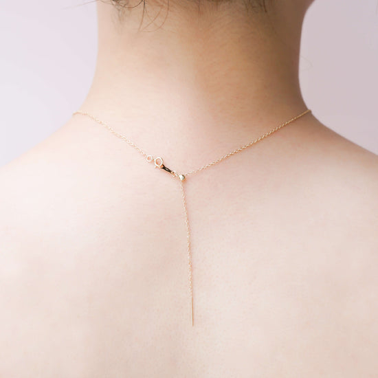 Adjustable Solid 14K Yellow Gold Chain