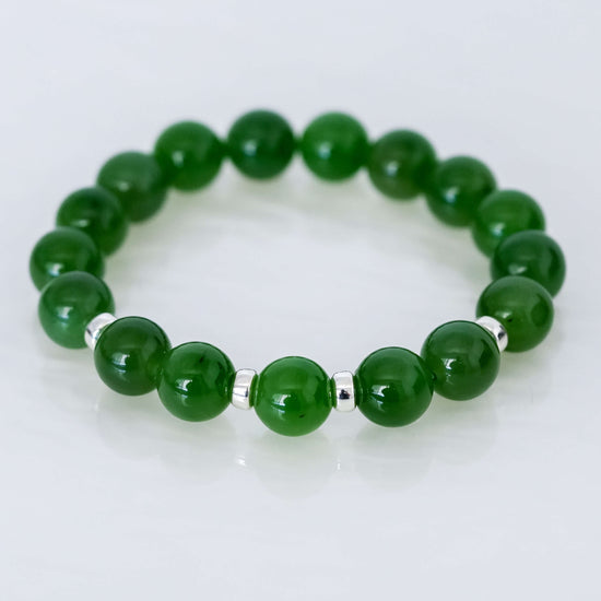 Vivid Green Jade Bracelet MB3