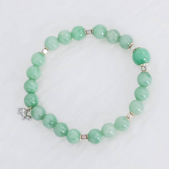 Apple Green Jade Bracelet MB9