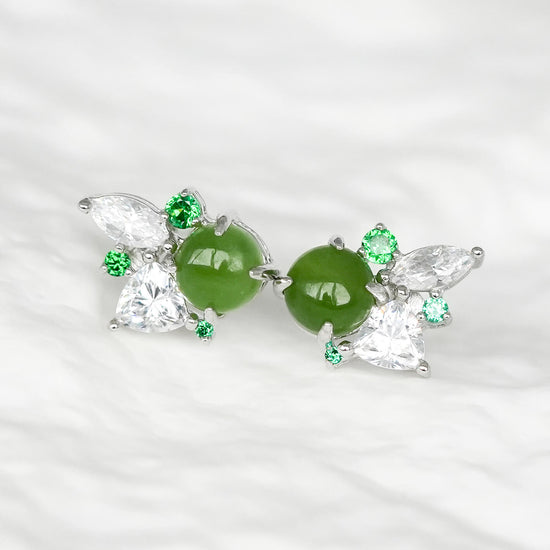 Bloom Jade Earrings