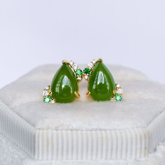 Jade Icing Earrings