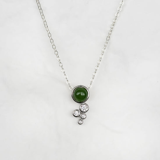 Jade Bubbles Pendant Necklace