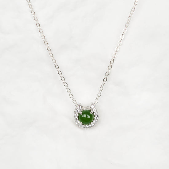 Horseshoe Jade Necklace