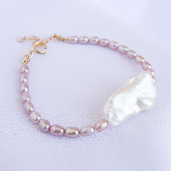 Unique Keshi Pearl Bracelet - PB11