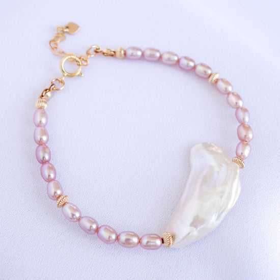 Unique Keshi Pearl Bracelet - PB13