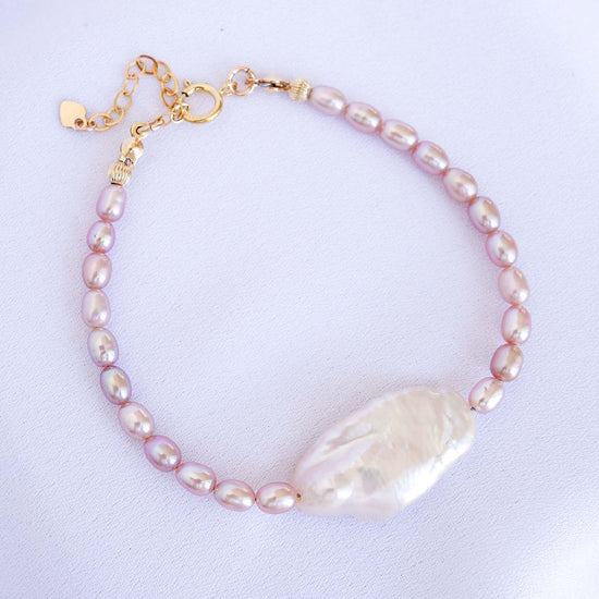 Unique Keshi Pearl Bracelet - PB15