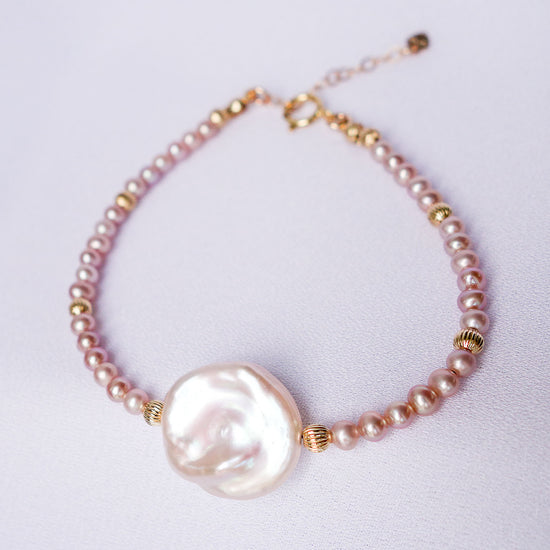 Unique Keshi Pearl Bracelet - PB7