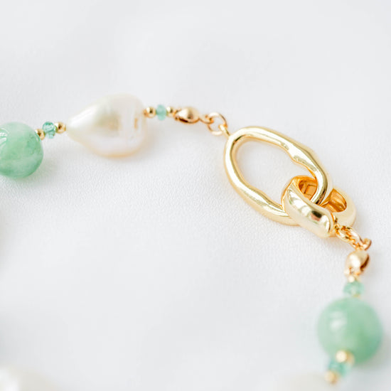Jade and Pearl Bracelet SB2