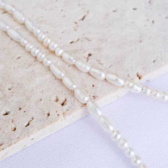 Mixed White Pearl Choker