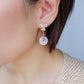 Jade with Tourmaline Vine and Triple Flower Earrings