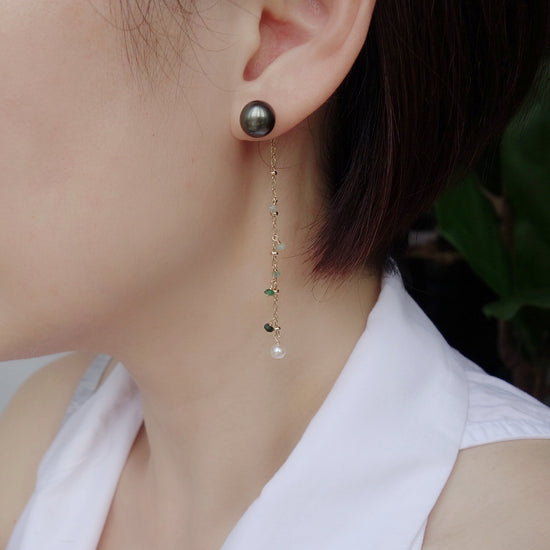 Dangling Ear Backs in Gold Filled