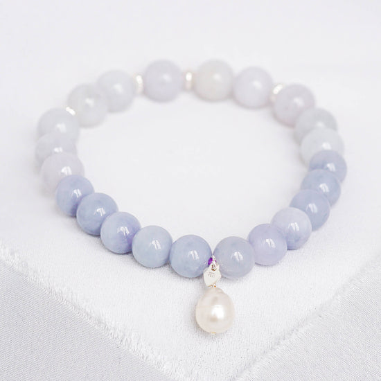 Lavender Jade Bracelet B2104 (V2)