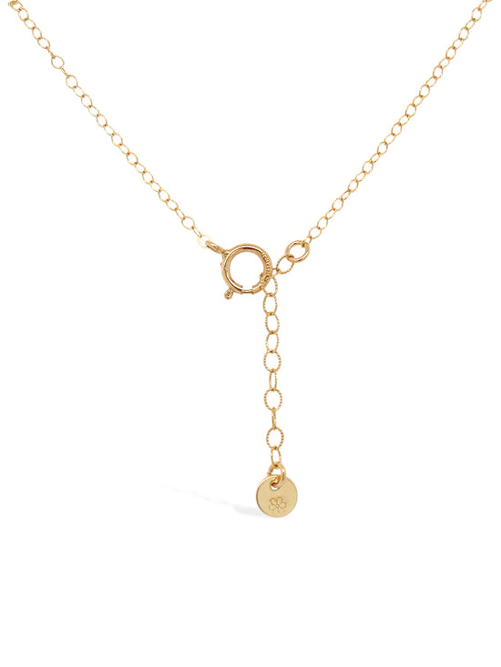 Tanzanite Vine Bar Necklace - Delicate Chain