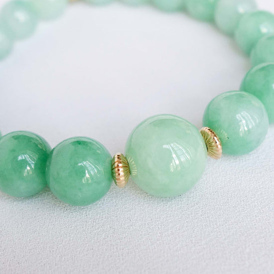 Apple Green Jade Bracelet JEB1909