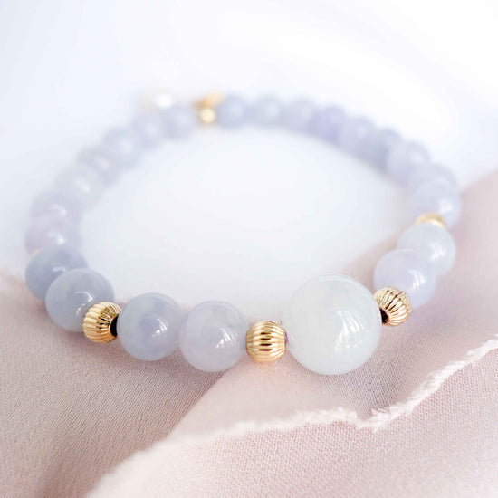 Lavender Jade Bracelet JEB1917