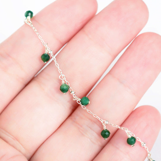 Dangling African Jade Bracelet