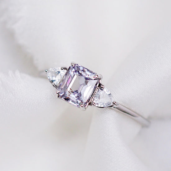 Royal Lilac Sapphire Ring - 14K White Gold 1302SRW