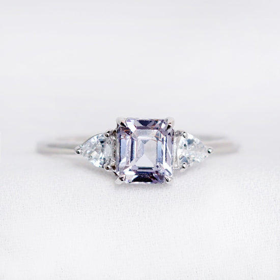Royal Lilac Sapphire Ring - 14K White Gold 1302SRW