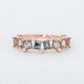 Teal Sapphire Gala Ring in 14K Rose Gold