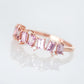 Pink Sapphire Gala Ring in 14K Rose Gold