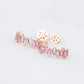 Pink Sapphire Gala Earrings in 18K Rose Gold