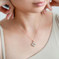 Luxe Jade Clover Pendant in 9K Rose Gold - Diamond