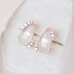 Snow Jade Icing Earrings - 1526JER