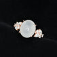 Snow Jade Vine Ring - 1528JRR