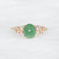 Green Jade Stardust Ring - 1534JRY