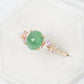 Green Jade Stardust Ring - 1534JRY