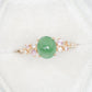 Green Jade Stardust Ring - 1534JRY