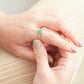 Green Jade Stardust Ring - 1534JRY