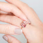 Tourmaline and Morganite Toi Et Moi Ring - 1537TMR