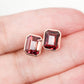 Tourmaline Bezel Ear Studs - 1542 TER