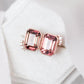 Tourmaline Icing Bezel Earrings - 1544TIR