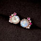 Arc Moonstone Earrings - 1546MER