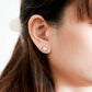 Arc Moonstone Earrings - 1546MER