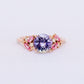 Tanzanite Vine Ring - 14K Rose Gold 1547TRR