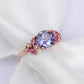 Tanzanite Vine Ring - 14K Rose Gold 1547TRR