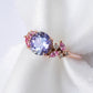 Tanzanite Vine Ring - 14K Rose Gold 1547TRR