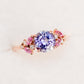 Tanzanite Vine Ring - 14K Rose Gold 1547TRR