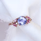 Tanzanite Vine Ring - 14K Rose Gold 1547TRR