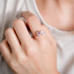 Morganite and Moonstone Twinspark Ring - 1553MRR