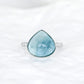 Aquamarine Radiant Ring - 1556ARW
