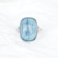 Aquamarine Anchor Ring - 1560ARW
