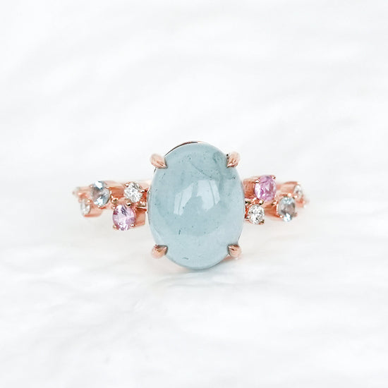 Aquamarine Stardust Ring - 1563ARR