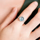 Aquamarine Anchor Ring - 1564ARW